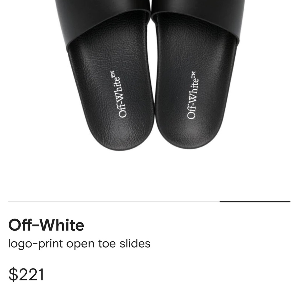 OFF WHITE SLIDES - Picture 2 of 7